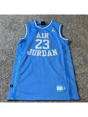 Jordan Air 23 Kids' "Fly Since 1982" Blue Jersey size Large